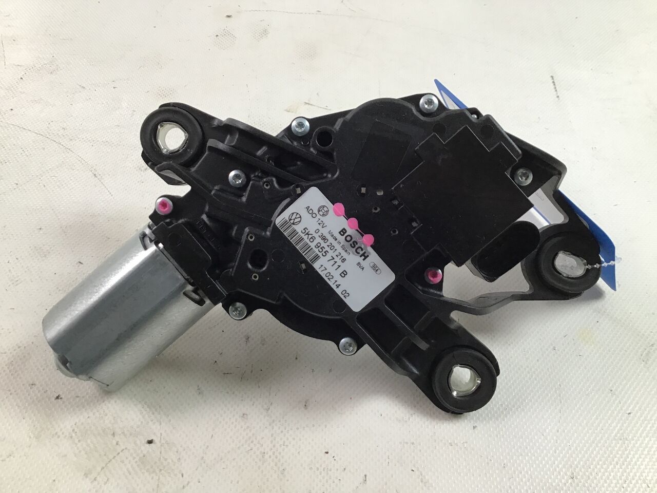 Wiper motor rear VW Polo V (6R, 6C) 1.8 GTI  141 kW  192 PS (11.2014-> )