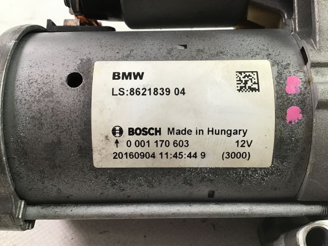 Startmotor BMW 7er (G11, G12) 730Li  190 kW  258 PS (11.2015-02.2019)