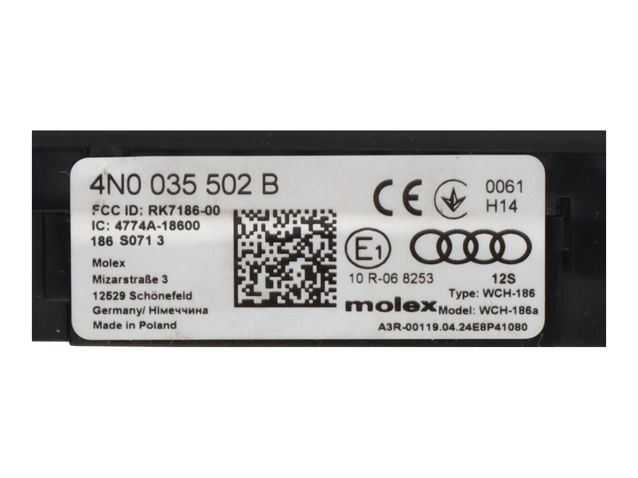 Wireless-Ladestation AUDI Q3 (F3) 35 TDI  110 kW  150 PS (09.2018-> )