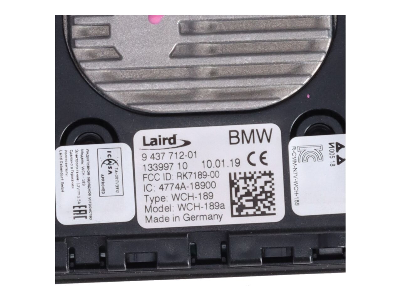 Wireless-Ladestation BMW 3er (G20) 320d  140 kW  190 PS (11.2018-> )