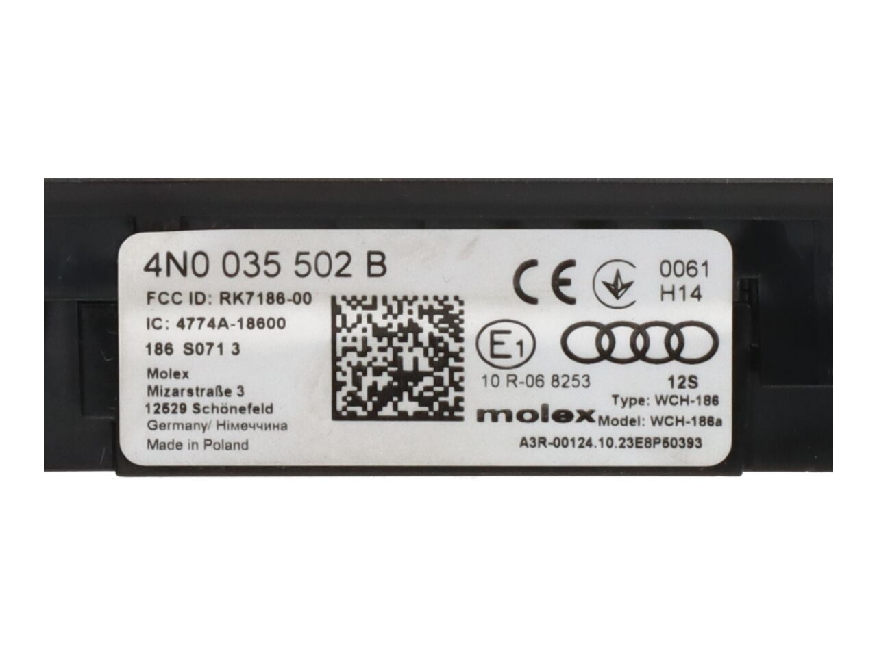 Wireless-Ladestation AUDI A3 Sportback (8Y) 30 TFSI  81 kW  110 PS (06.2020-> )