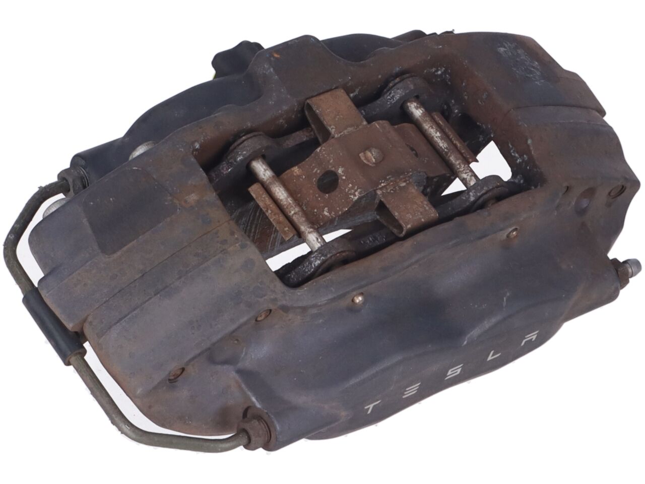 Brake caliper right rear TESLA Model S (5YJS) 85D AWD  279 kW  379 PS (10.2014-02.2016)