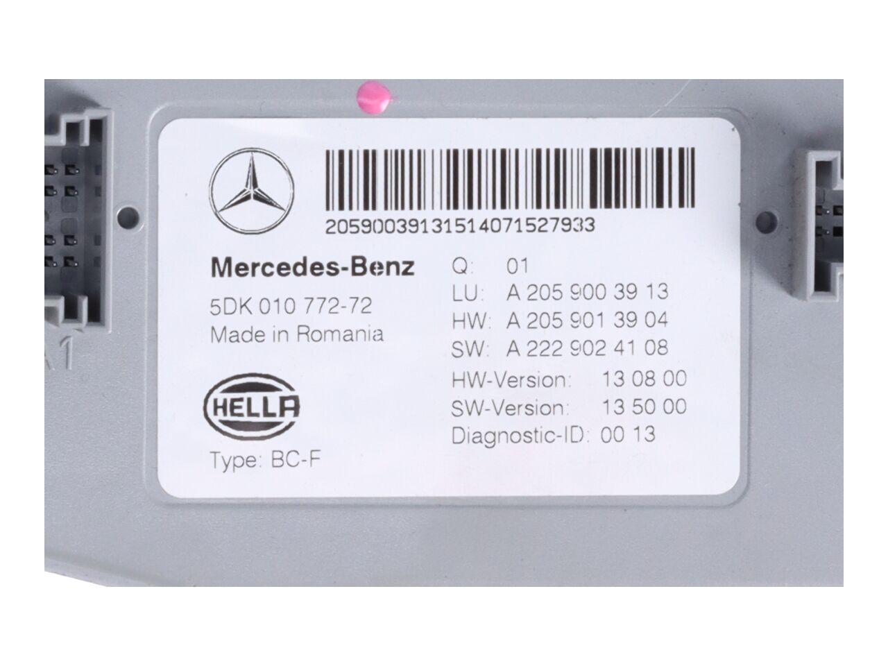 Fuse box MERCEDES-BENZ C-Klasse (W205) C 180  115 kW  156 PS (06.2019-> )