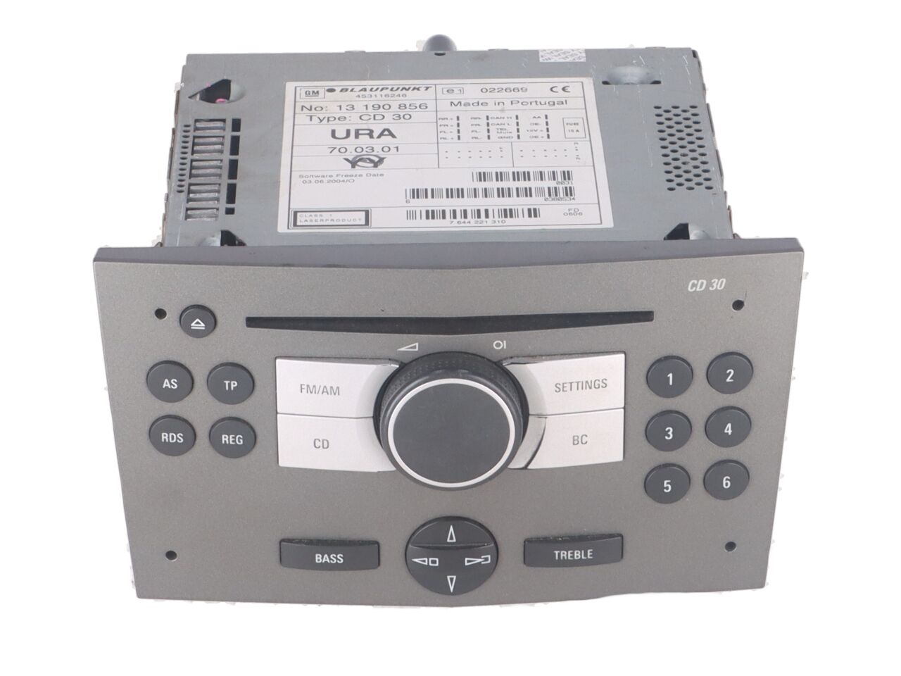 Headunit (Multimedia) OPEL Zafira B (A05) 1.9 CDTI  88 kW  120 PS (07.2005-04.2015)