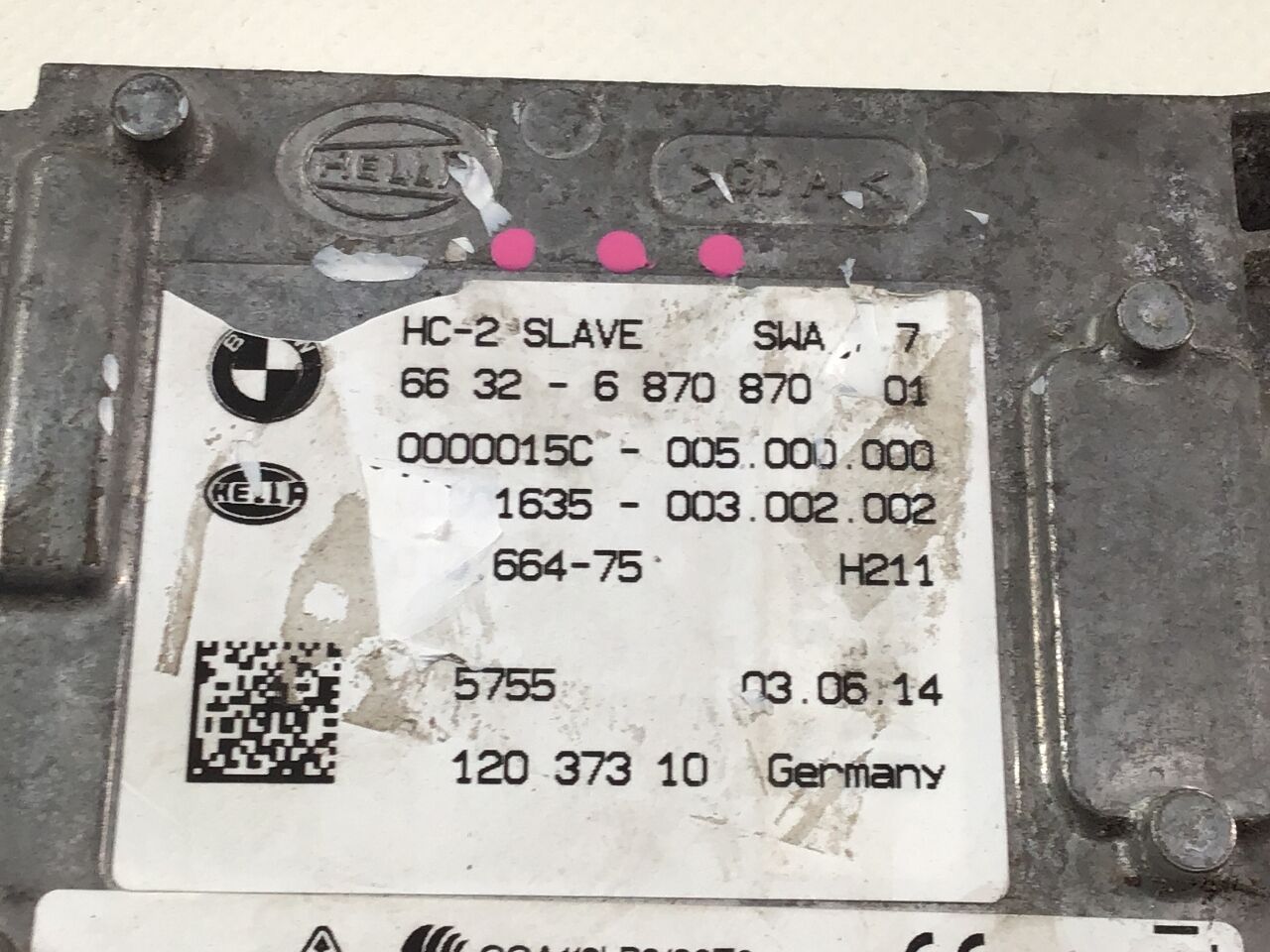 Radarsensor BMW X5 (F15, F85) M  423 kW  575 PS (12.2014-07.2018)